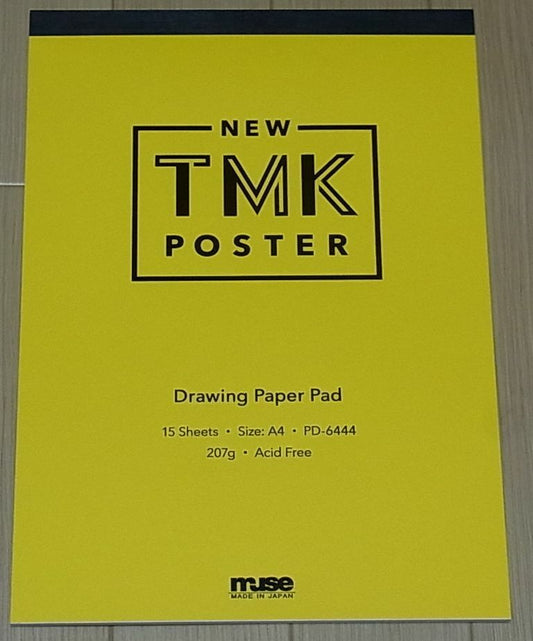 muse NEW TMK POSTER Drawing Paper Pad A4 Size 15 Sheets 