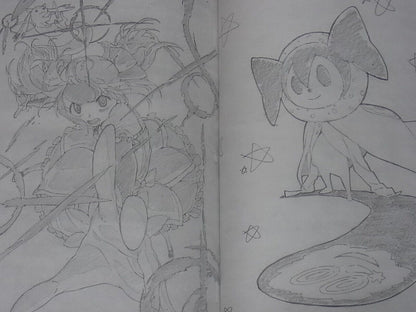 Kasetsu jyuukyo1 Bakemonogatari PUELLA MAGI MADOKA Fan Art Book Coloring book4 