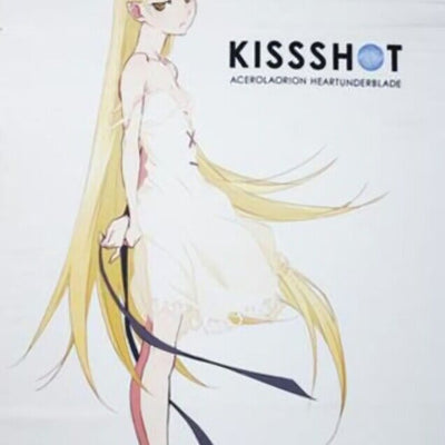 Kizumonogatari 72 x 103 cm Big Tapestry Kiss-Shot 