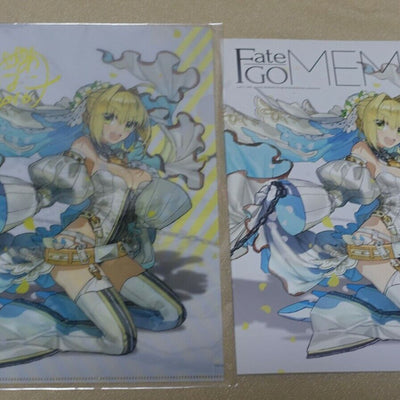 WADA ARCO Fate FGO FAN Color Art Book Fate GO MEMO with PVC Art Sheet C91 