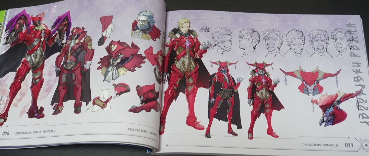 Xenoblade 3 Collected Works Setting Art Book Xenoblade3 