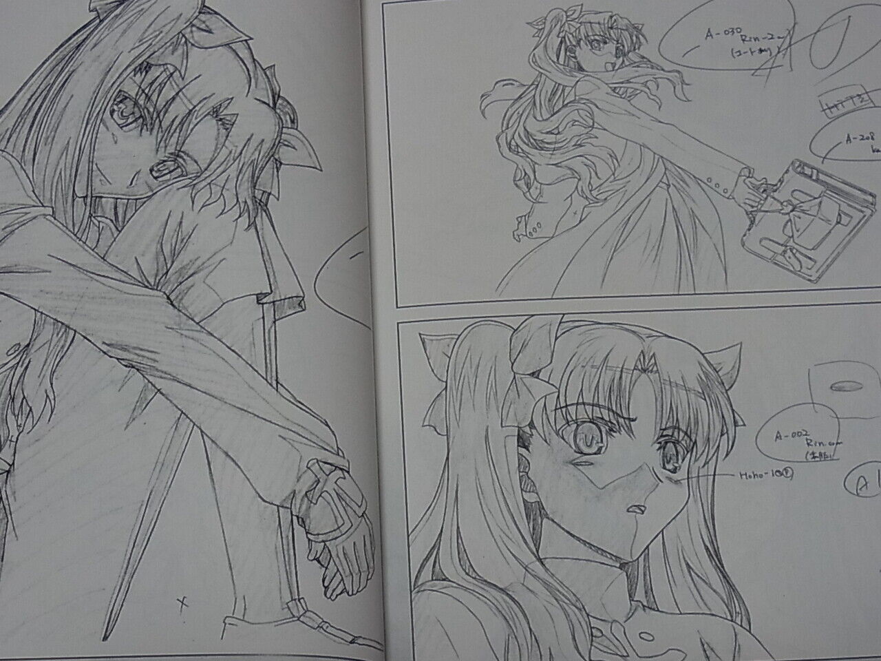 Movie Fate stay night UNLIMITED BLADE WORKS Key Frame & Visual Art Book Set 