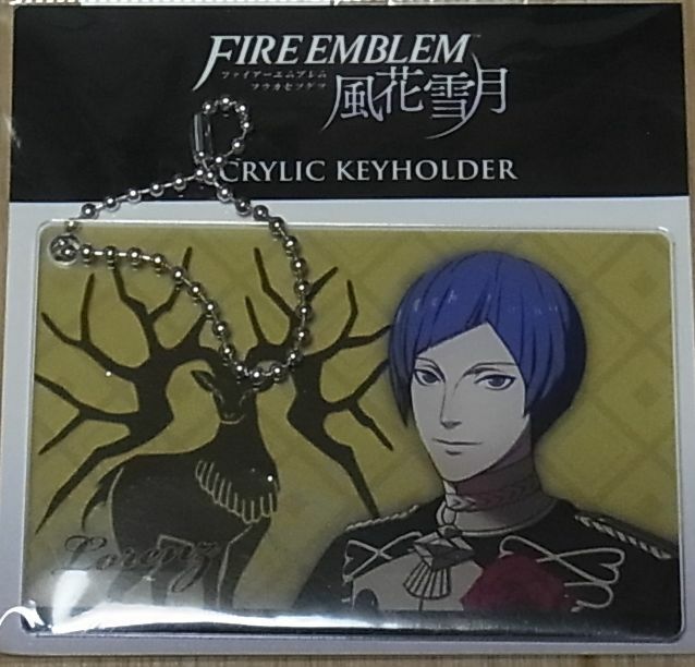 Fire Emblem Three Houses Special Acrylic keyholder Key Chain Lorenz 