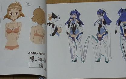 Animation Symphogear Official Design Works Art Book 192page 
