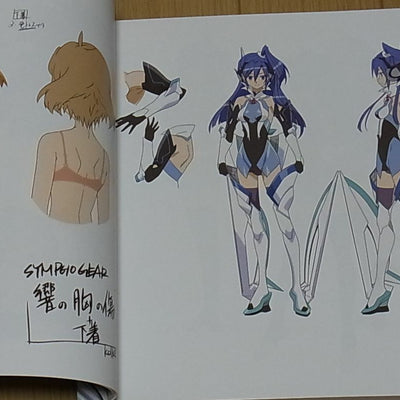 Animation Symphogear Official Design Works Art Book 192page 