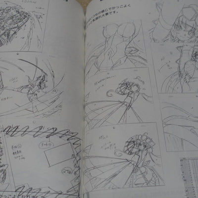 Aminendo Senki Zesshou Symphogear Key Frame Art Collection Book Hanyu Rough 03 