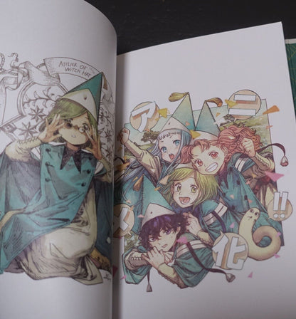 Kamome Shirahama Witch Hat Atelier Art Work Book & Card Set ATELIER OF WITCH HAT 