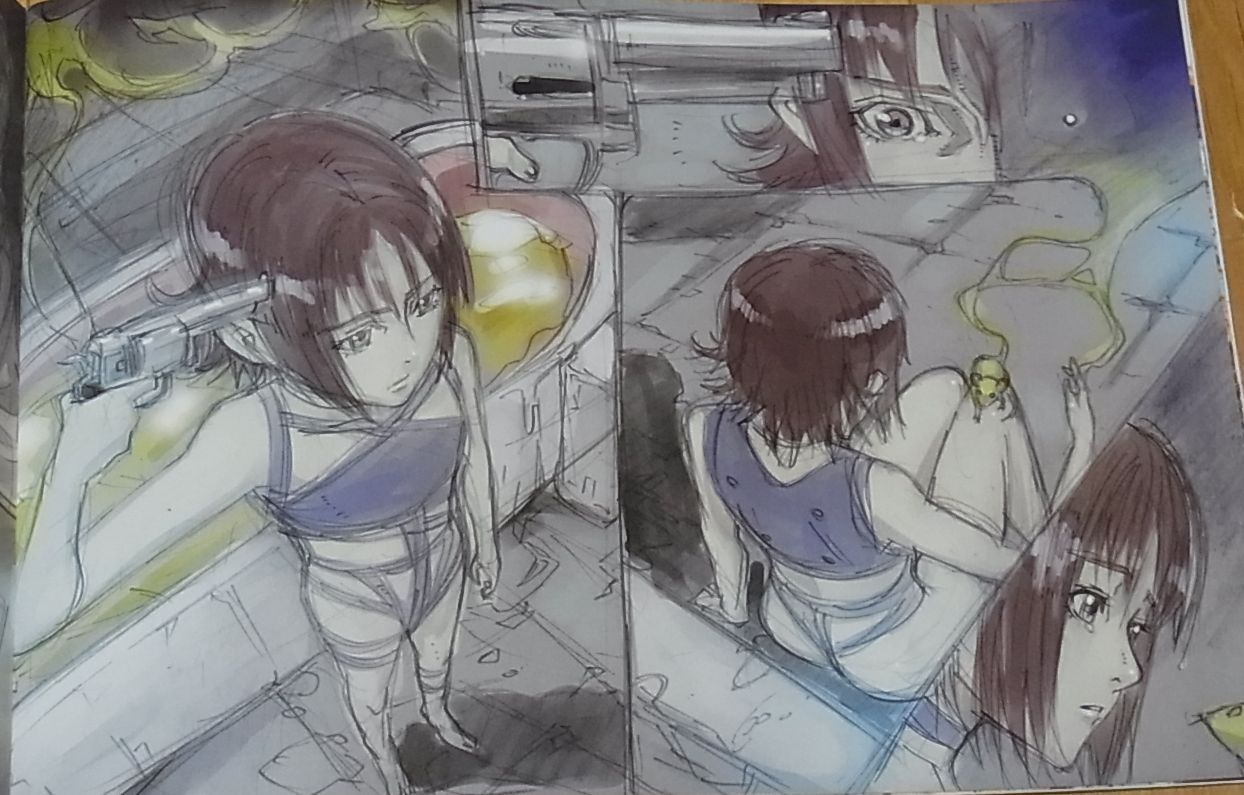Movie Mardock Scramble The First Compression IMAGE BOARD Art Book 