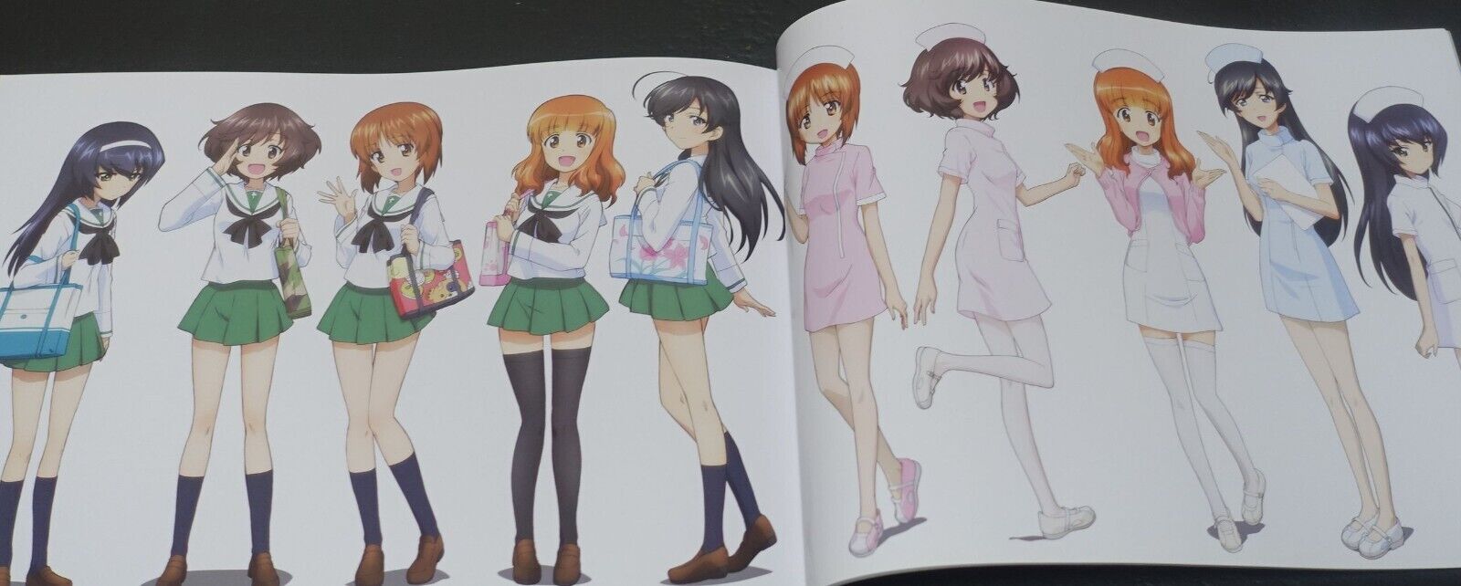 GIRLS und PANZER Characters Official Art Works Sensha-do Shoujo Syashin Syuu 4 