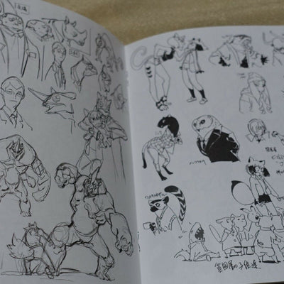 Yoh Yoshinari BNA Animation ROUGH DESIGN ART WORK NOTE BOOK vol.3 