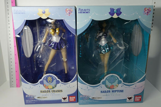 3-7 days from Japan Figuarts Zero Sailor Moon Sailor Uranus & Neptune Figure set 