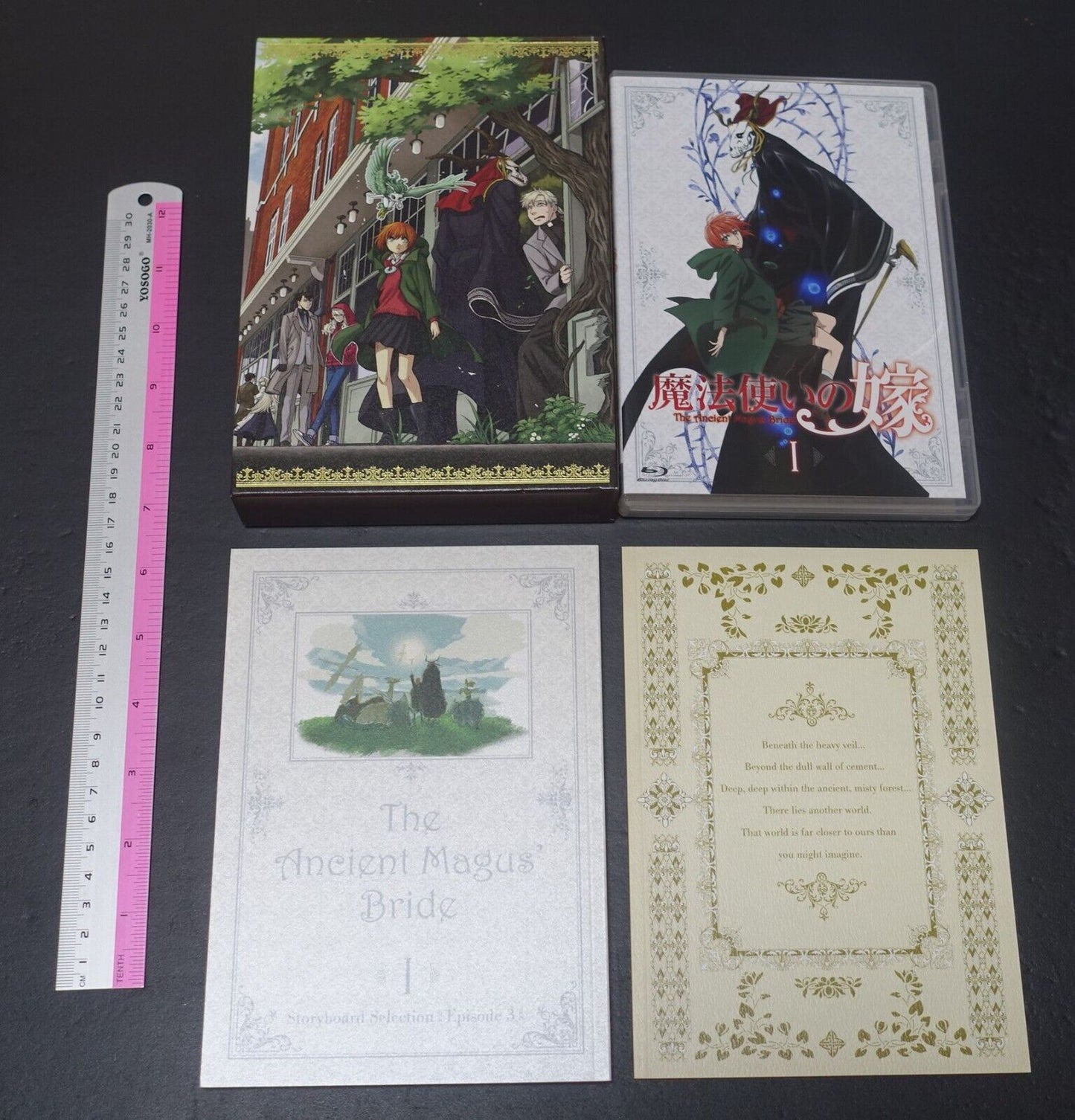 The Ancient Magus Bride Mahou Tsukai no Yome Blu-ray Limited Edition Vol.1-4 