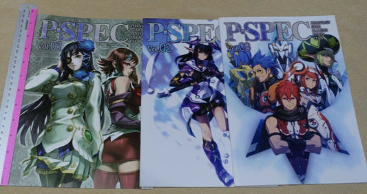 PHANTASY STAR OFFICIAL FAN ART BOOK 3 SET P-SPEC vol.1-3 