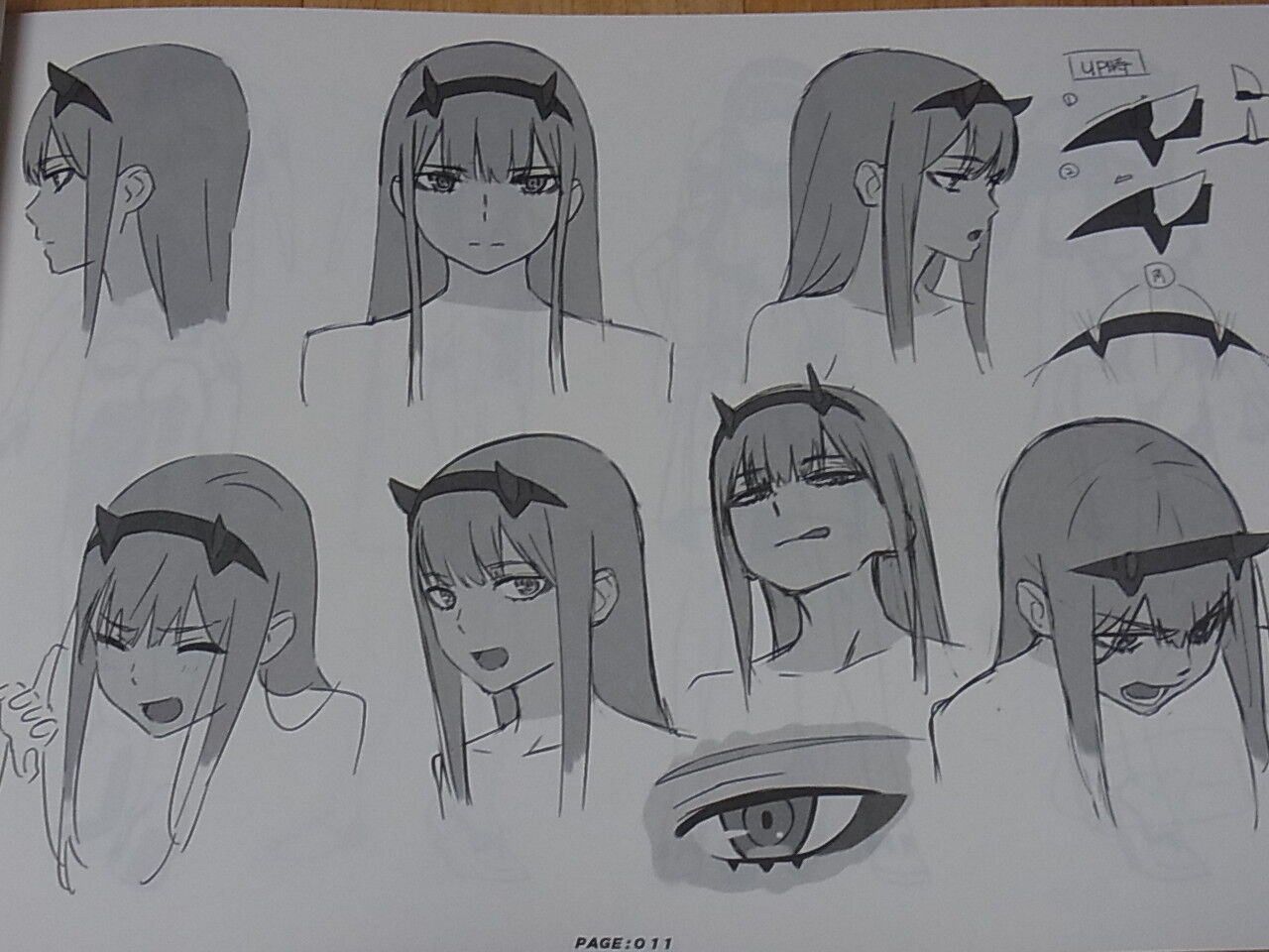 The Art of DIF Vol.XX DARLING in the FRANXX Design Art Book 132 page C95 