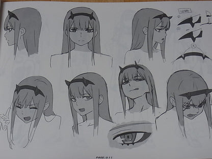 The Art of DIF Vol.XX DARLING in the FRANXX Design Art Book 132 page C95 