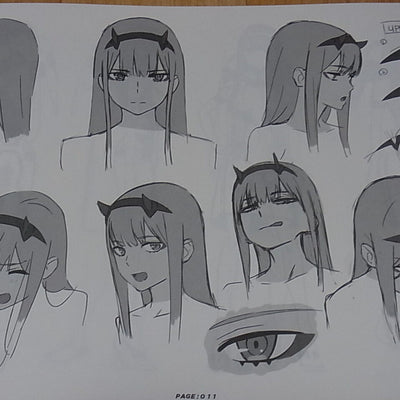 The Art of DIF Vol.XX DARLING in the FRANXX Design Art Book 132 page C95 
