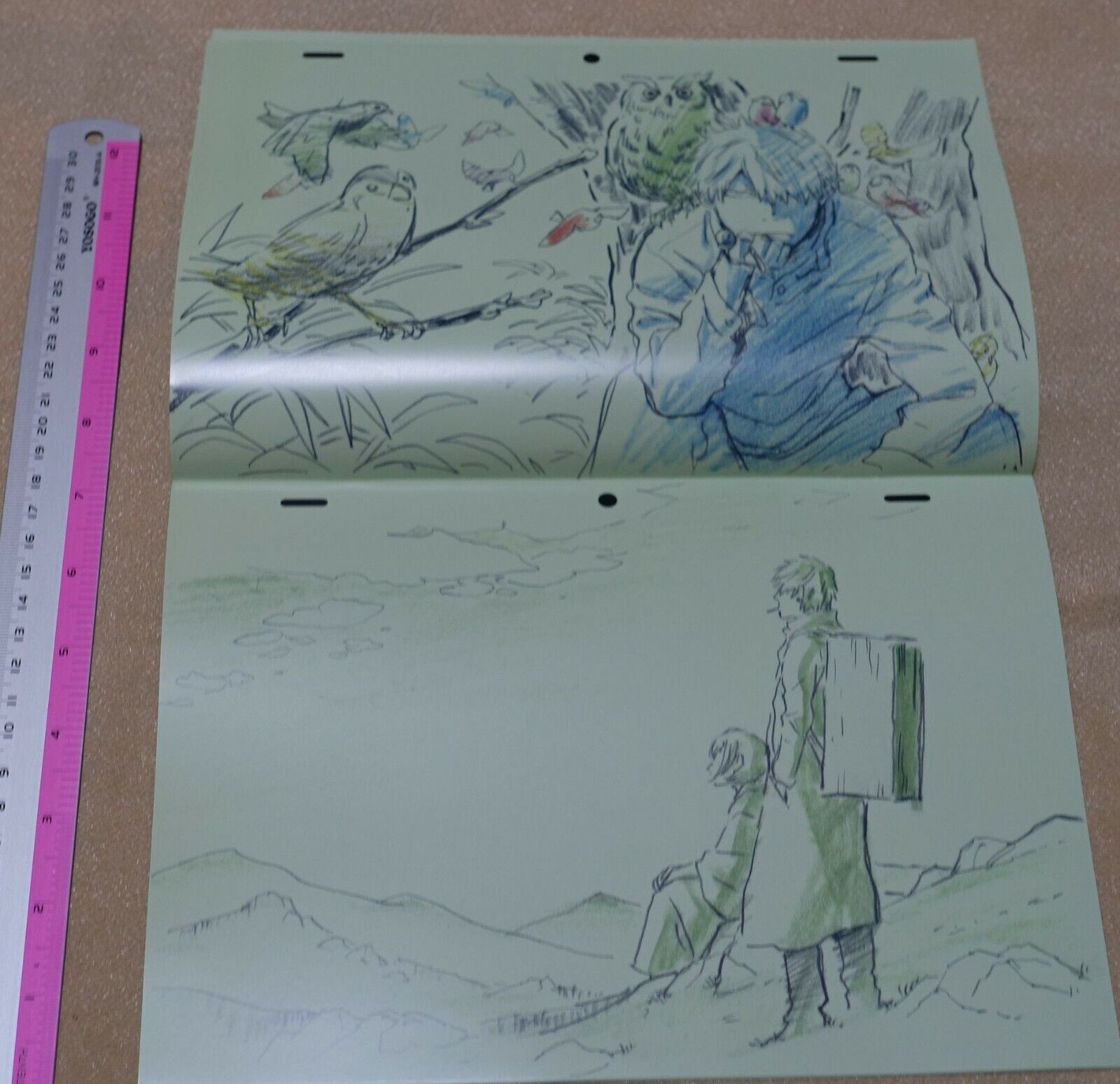 Yoshihiko Umakoshi Key Frame Art Book vol.2 Set & Art Board My Hero Academia etc 