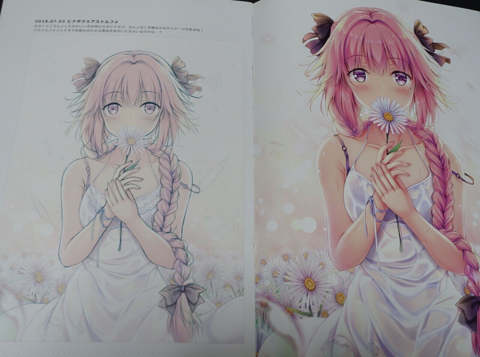 Shirakawako Fate Grand Order FGO Fan Art Book Jun & Yuri DAIRY-03 
