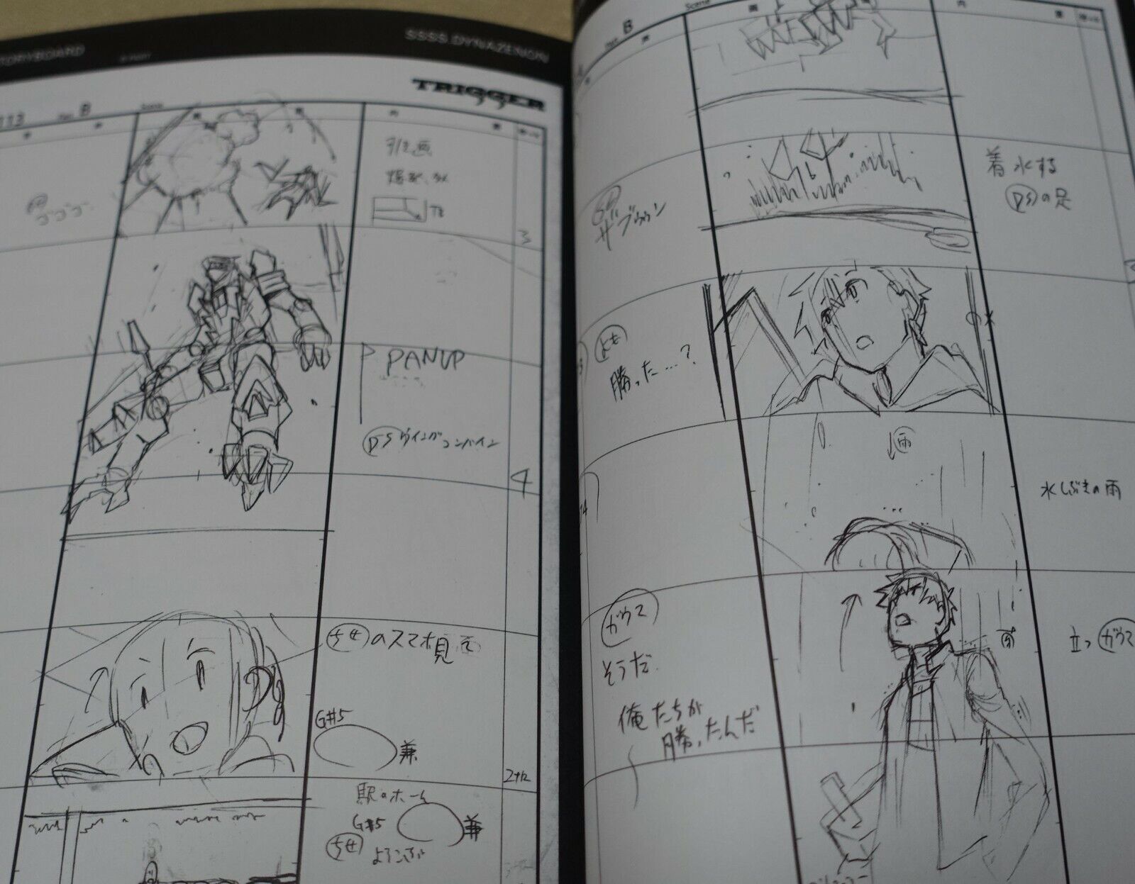 SSSS.DYNAZENON STORY BOARD ART BOOK Vol.2 GRIDMAN STORYBOARD 