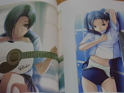 Mino Taro Illustrations Rinko Love Plus Hard Cover Art Book 