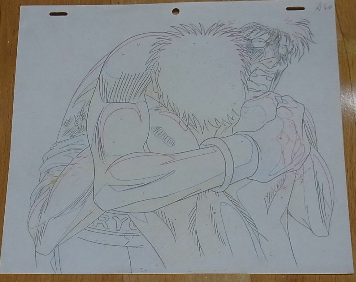 Cel & Raw Key Frame Art Hajime no Ippo Mashiba VS IPPO Japanese Animation 