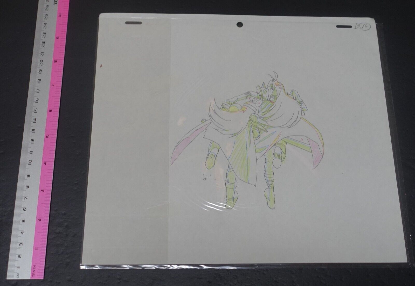 Cel & Raw Key Frame Art The Slayers Rina & Naga B16 Japanese Animation 