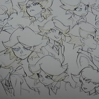 TRIGGER Little Witch Academia Design Sketch Book 