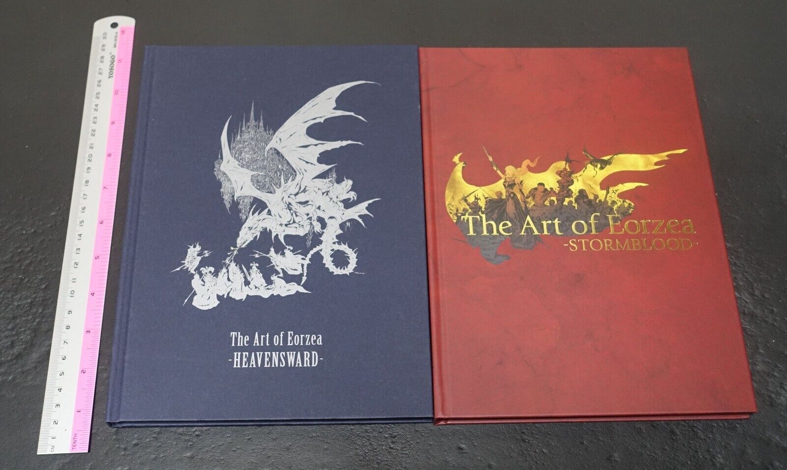 Final Fantasy 14 The Art of Eorzea HEAVENSWARD & STROMBLOOD Art Book Set 