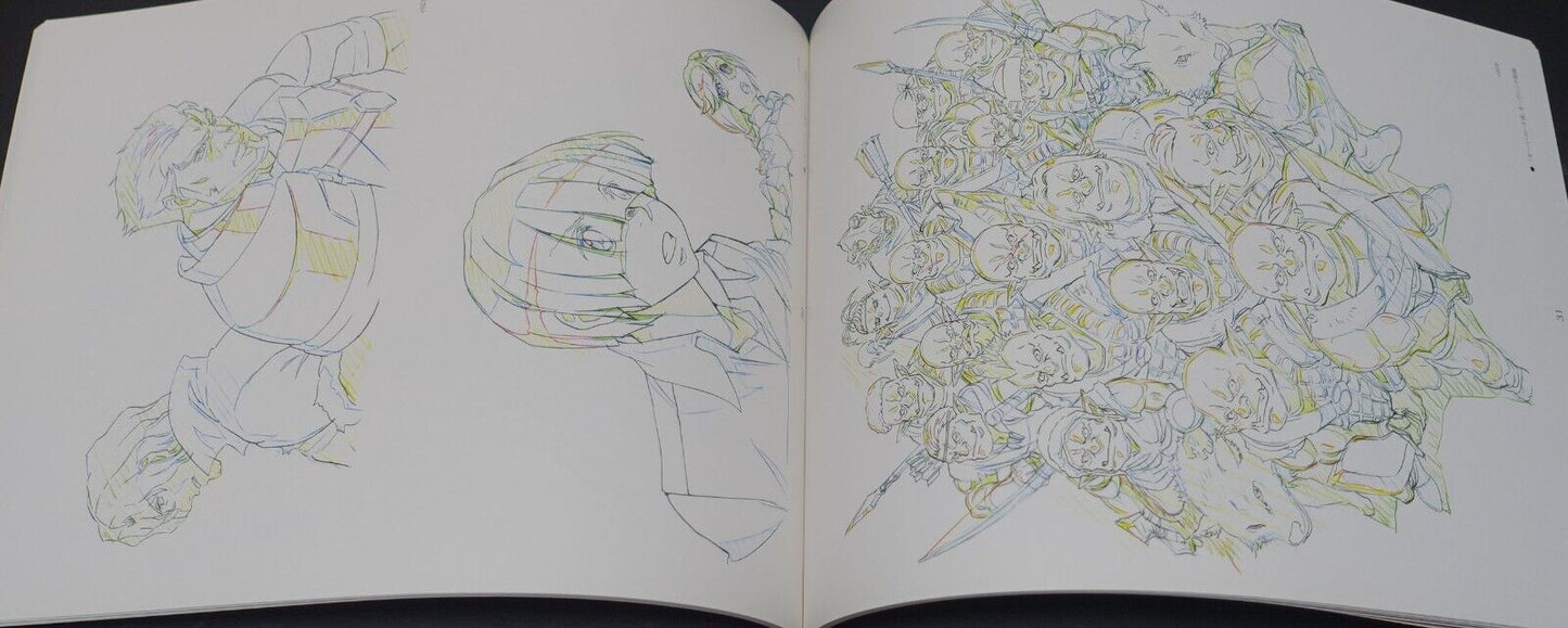 MAD HOUSE Animation Overlord 3 Story Board & Key Frame Art Book 