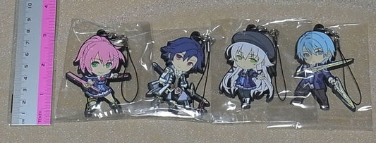 THE LEGEND OF HEROES SEN NO KISEKI 3 RUBBER KEY CHAIN 4 SET 