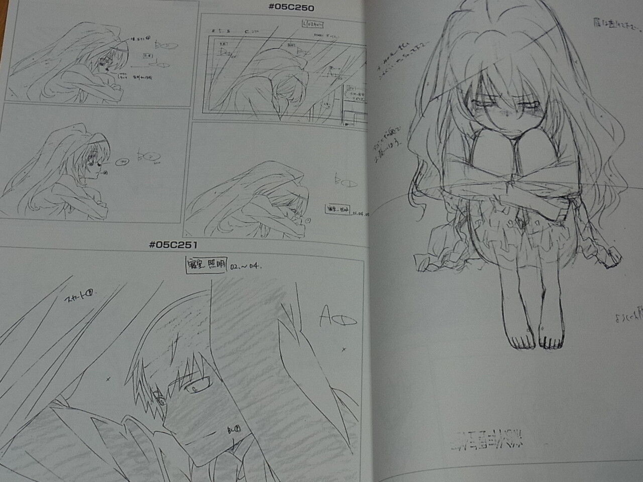 Toradora! Animation Staff Doujinshi Book Setting & Key Frame Art & Illustration 