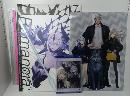 Shirow Miwa Fate Grand Order FGO Designer Art Book Romancia Aurora & Goods Set 