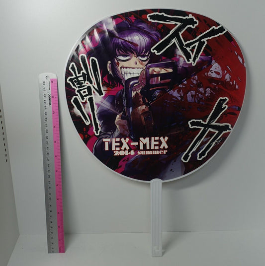 Rei Hiroe Black Lagoon Sawyer the Cleaner Fabiola Reversible Japanese Hand Fan 