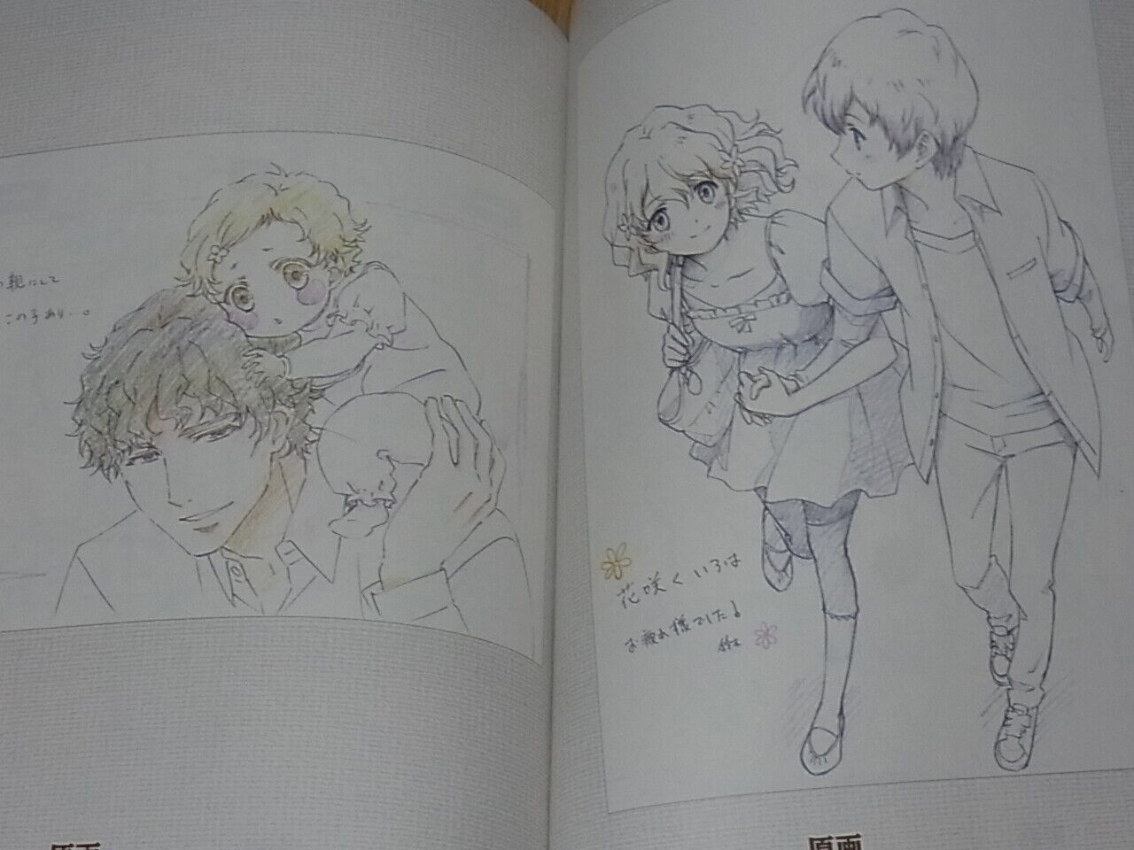 Movie Hanasaku Iroha HOME SWEET HOME Staff Cast Message & Illustration Art Book 