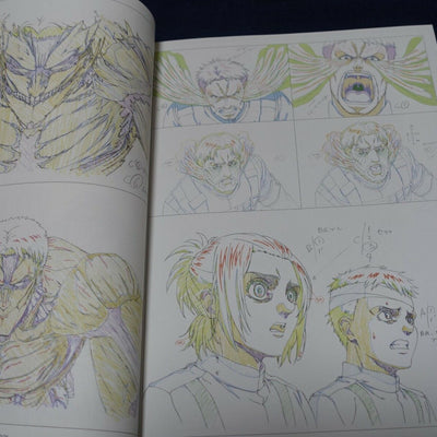 MAPPA ATTACK ON TITAN FINAL SEASON PART 1 DESIGN & ANIMATION KEY FRAME WORK BOOK 