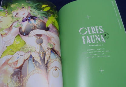Tosaka Asagi VTuver hololive Ceres Fauna Designer's Art Book & Goods Set C101 