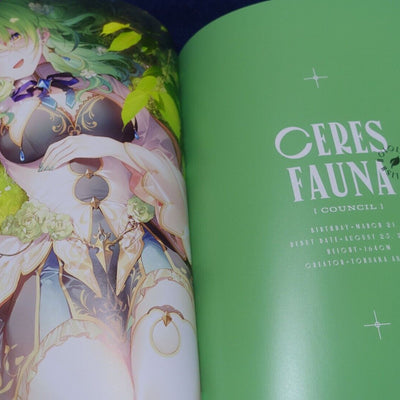 Tosaka Asagi VTuver hololive Ceres Fauna Designer's Art Book & Goods Set C101 