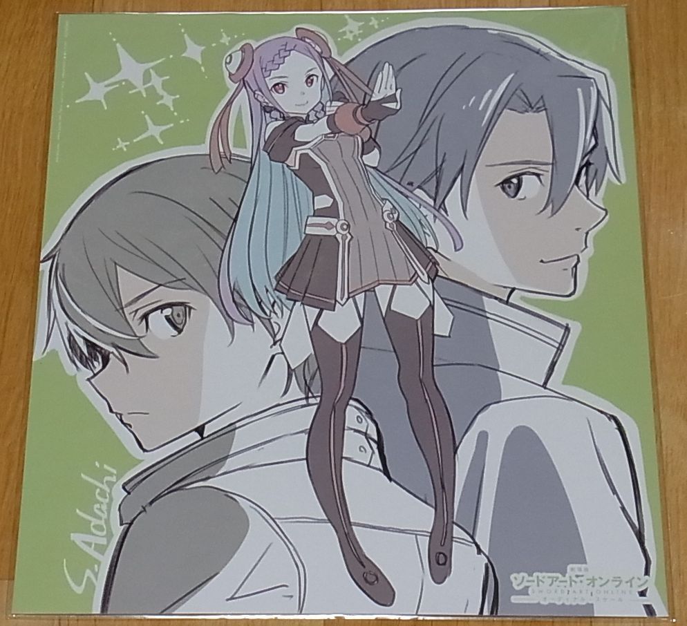 SWORD ART ONLINE ORDINAL SCALE Print Shikishi Art Sheet B 