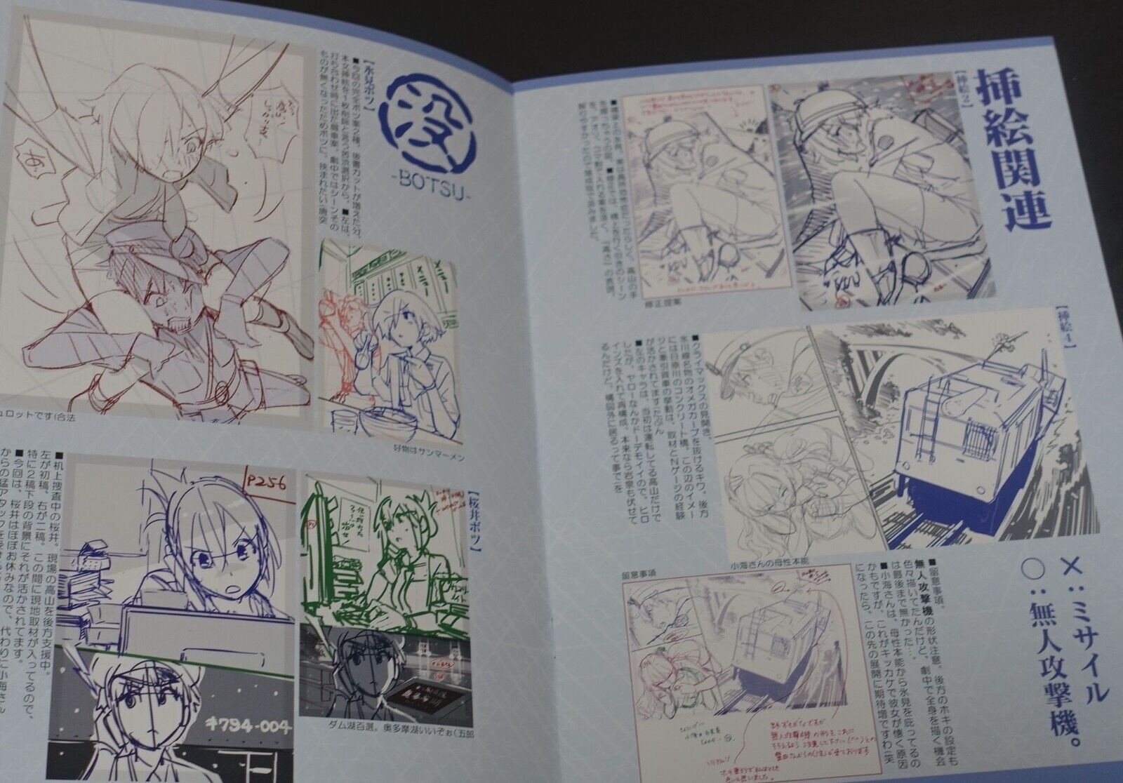 Vernier600 RAILlWARS! Rough Line Art Work Book 11 RAIL WARS 