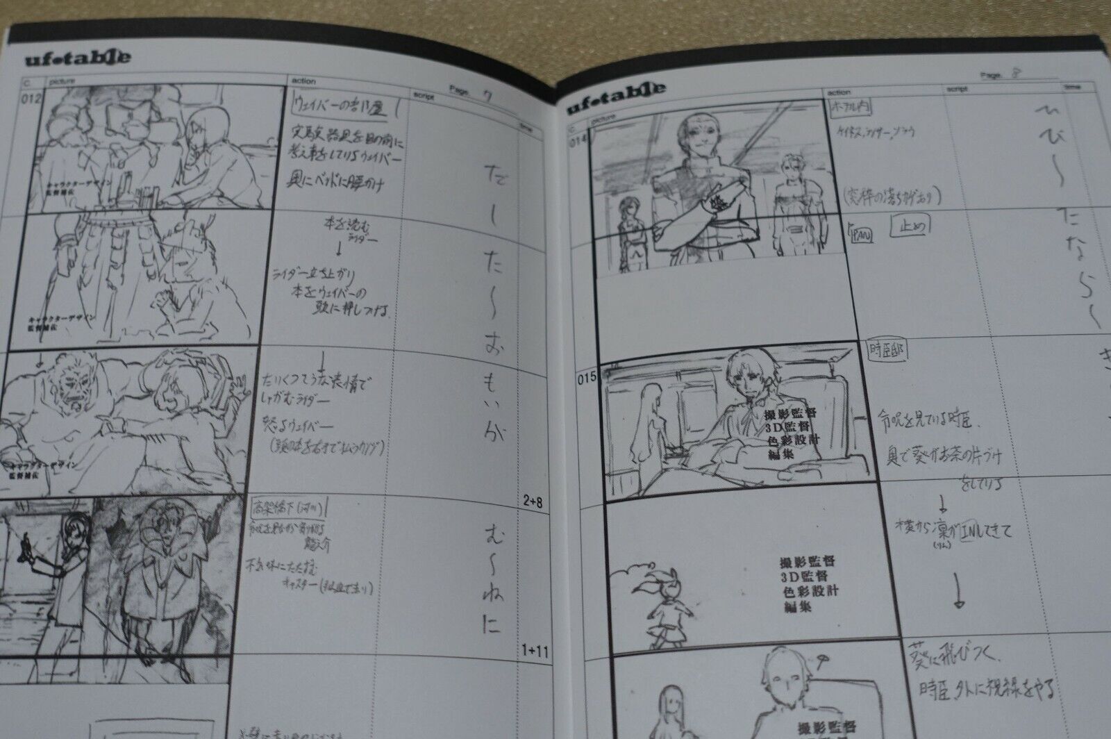 ufotable Fate Zero 1st OPENING & ENDING CONTINUITY BOOK Story Board Art 