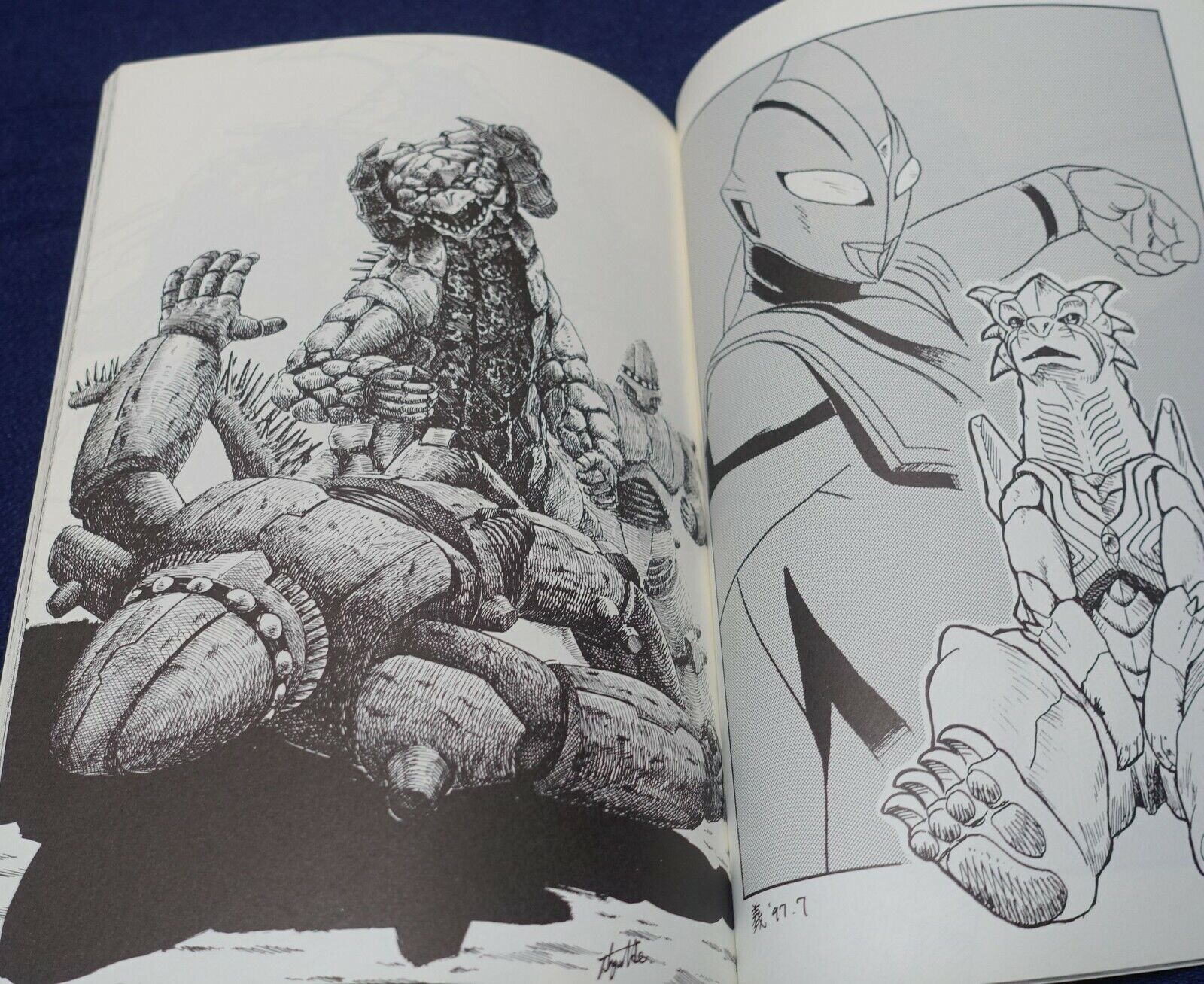 STUDIO GINGA KAIGUN ULTRAMAN TIGA Fan Made Art Work and Column Book TIGA 1 