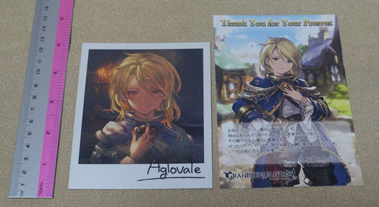 Granblue Fantasy Gift in Return for Valentine's Day Art Board & Art Card Agloval 