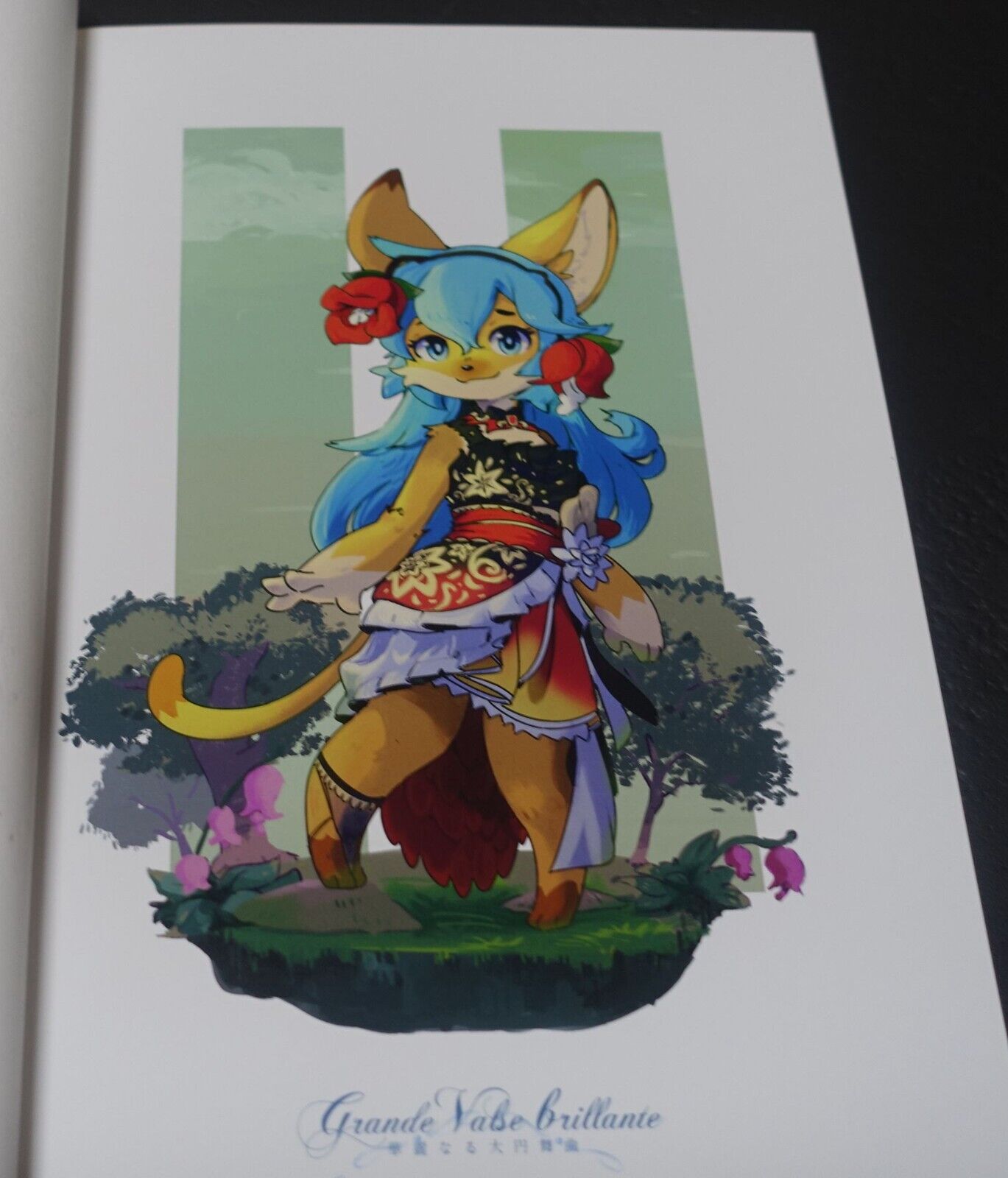 Space Cat Original Furry Art Book Grande Valse brillante 