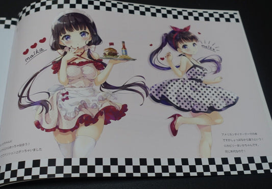 fluffy x fluffy Is the Order a Rabbit Color Fan Art Book DINER GIRL gochiusa 