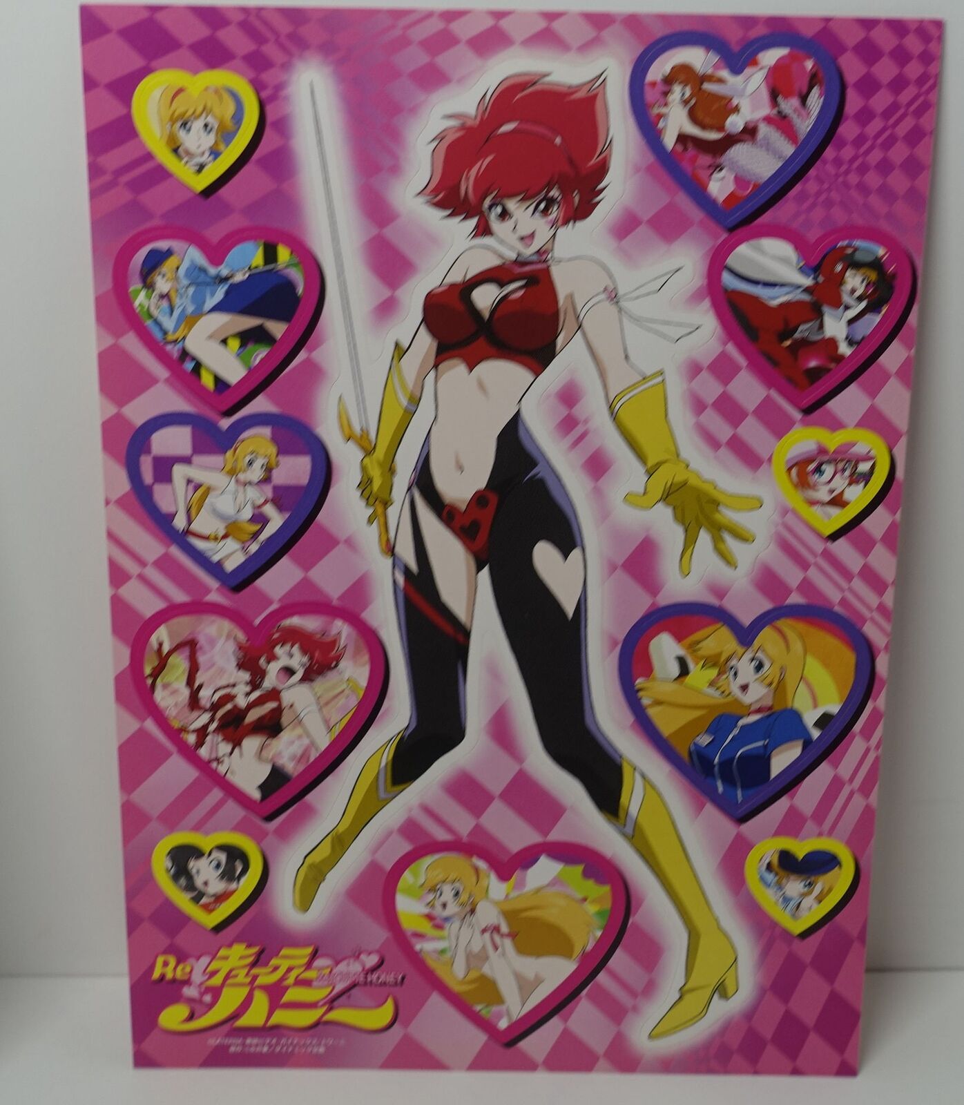 Gainax Re Cutie Honey Seal Sticker Sheet 