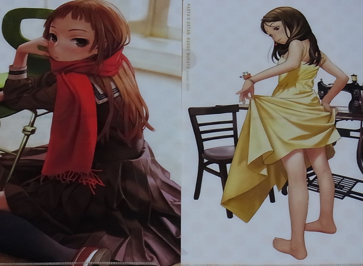 RANGE MURATA Color Art Clear File 2piece set C88 