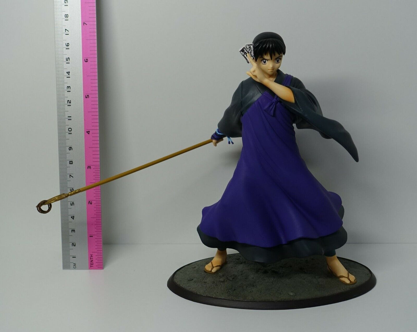 3-7 days from Japan Kotobukiya Inuyasha Miroku Figure Statue rod damage 