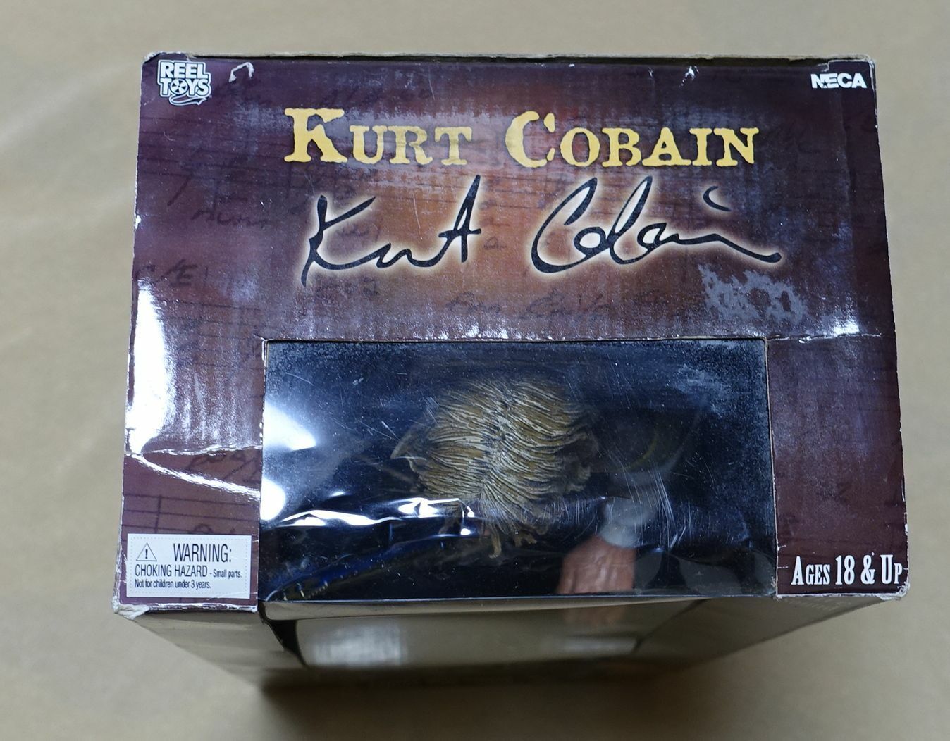  Cobain 18インチ フィギュアNECA 2007外箱付動作確認済 2007 NECA Kurt Cobain 18-Inch Electronic Action Figure – DH