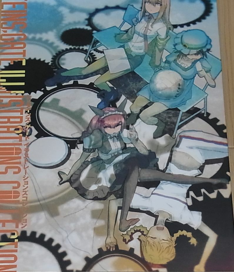 STEINS GATE ILLUSTRATIONS COLLECTION Art & Comic , Novel Huke etc 