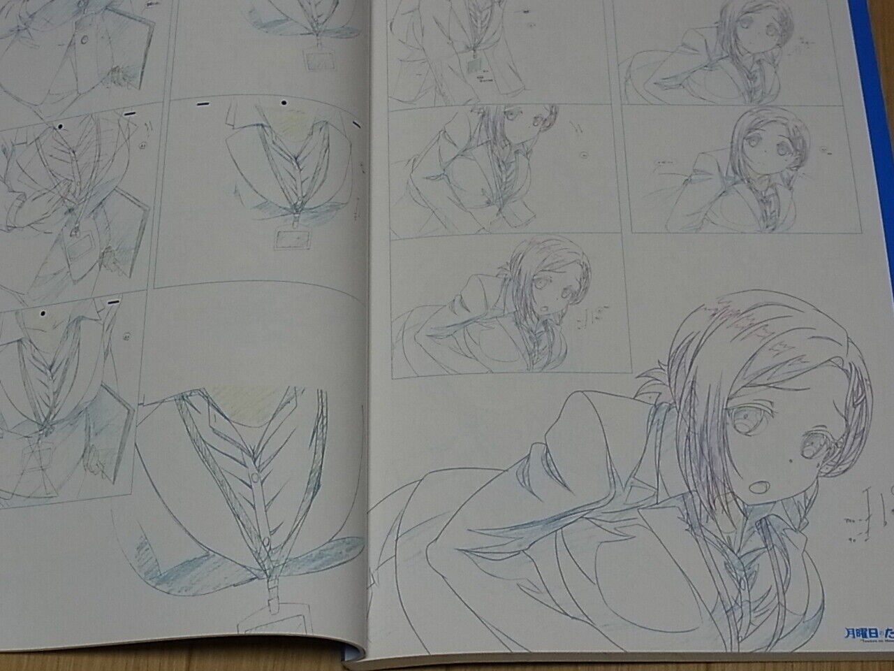 Tawawa on Monday Animation Key Frame Art Work Book 182 page Getsuyou no Tawawa 
